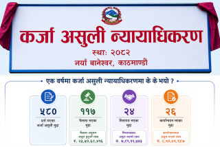 कर्जा असुली न्यायाधिकरणमा ५८० मुद्दा, साढे २३ करोड रुपैयाँभन्दा बढी असुलीको फैसला
